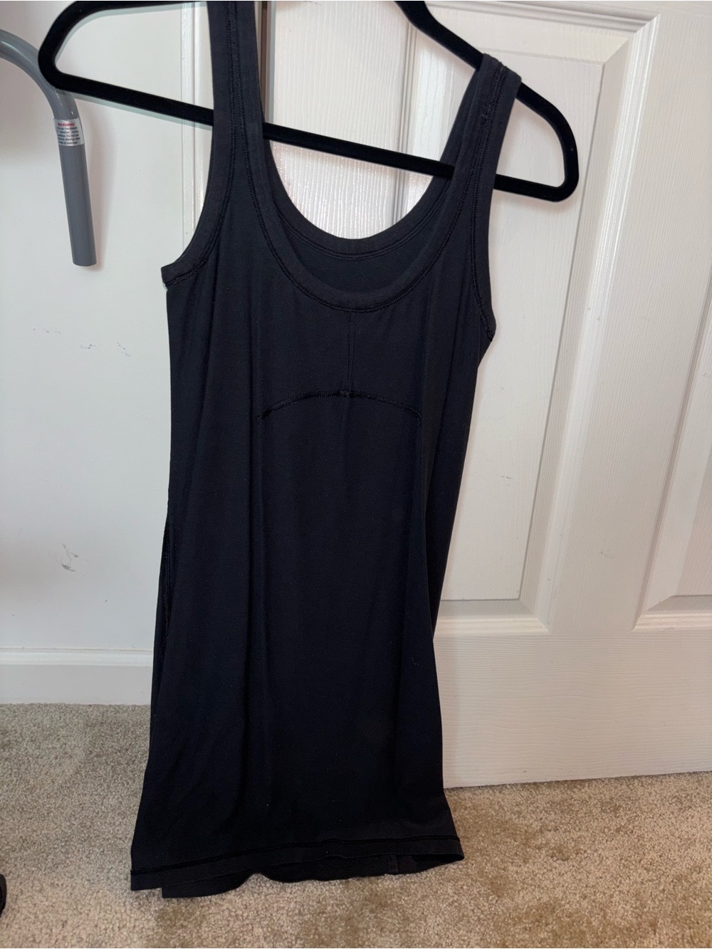 lululemon athletica Black Tank Dress